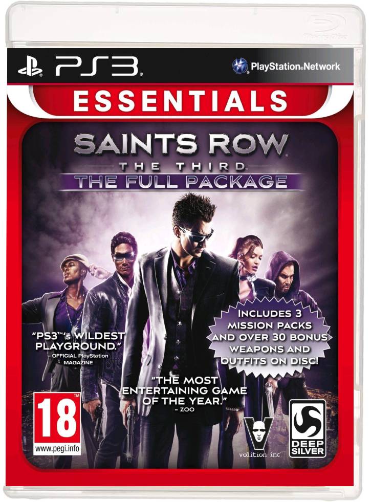 Saints Row The Third: The Full Packages (Essentials) - PLAYSTATION 3