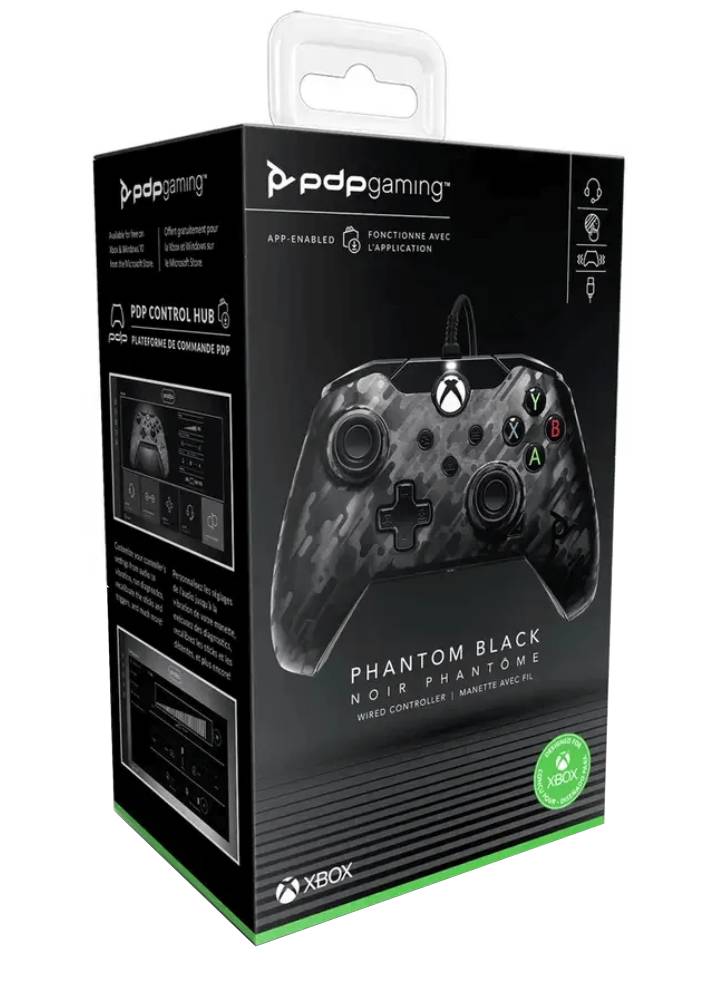 PDP Wired Controller Black Camo - XBOX SERIES X