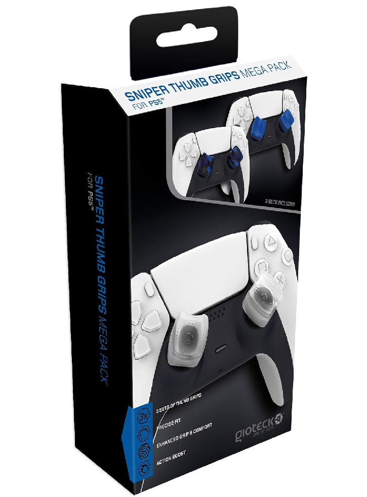 Gioteck Sniper Thumb Grip Megapack (3 Sets) - PS5