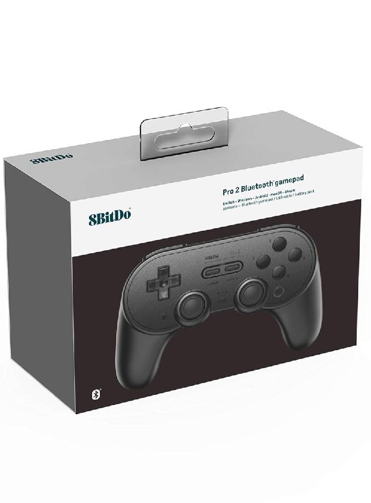 8Bitdo Pro 2 Gamepad: Black Edition - PC