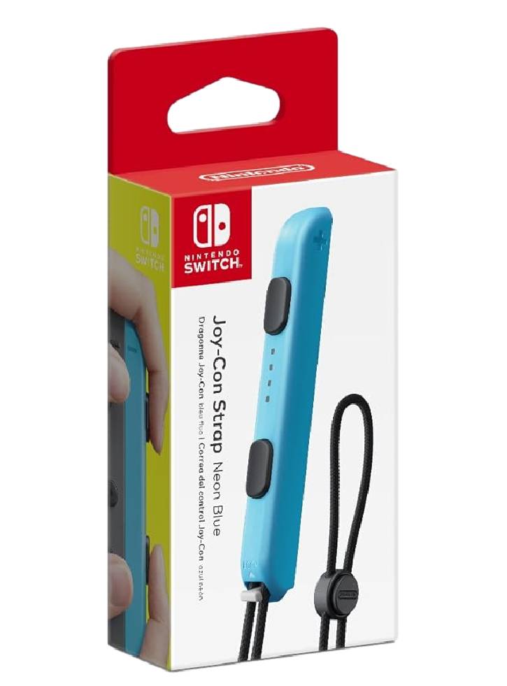 NINTENDO SWITCH JOY-CON STRAP NEON: Neon Blue - NSW