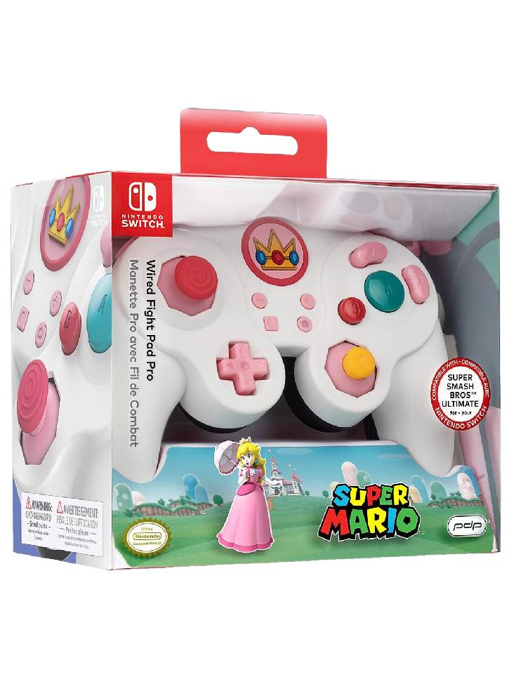 Smash Wired Controller: Pad Pro Peach - NSW
