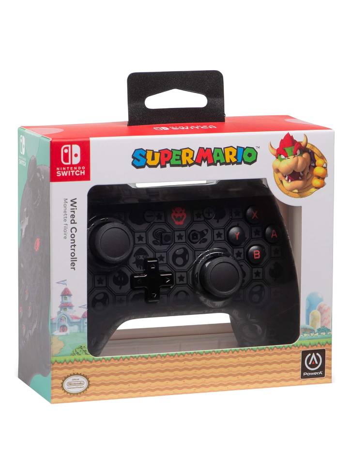 PowerA Wired Controller: Shadow Bowser - NSW