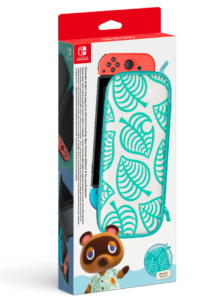 Carrying Case with Animal Crossing: New Horizons Theme - NSW