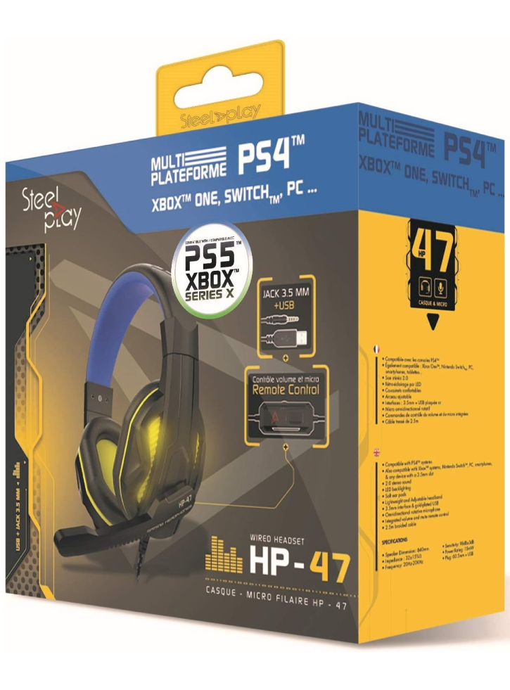 Casti SteelPlay cu fir HP-47 -PS4