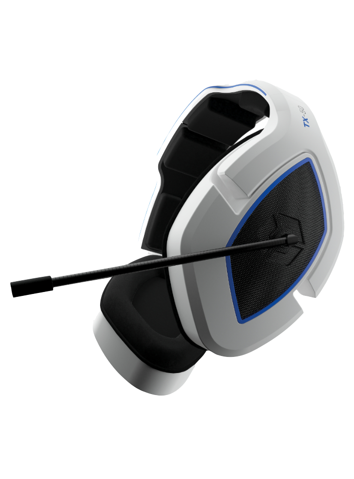 Casti TX-50 Wireless RF Stereo Gaming Uni White/Blue - PS4. PS5