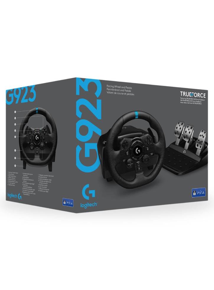 Logitech: G923 Racing Wheel & Pedals - PS5/PS4/PC
