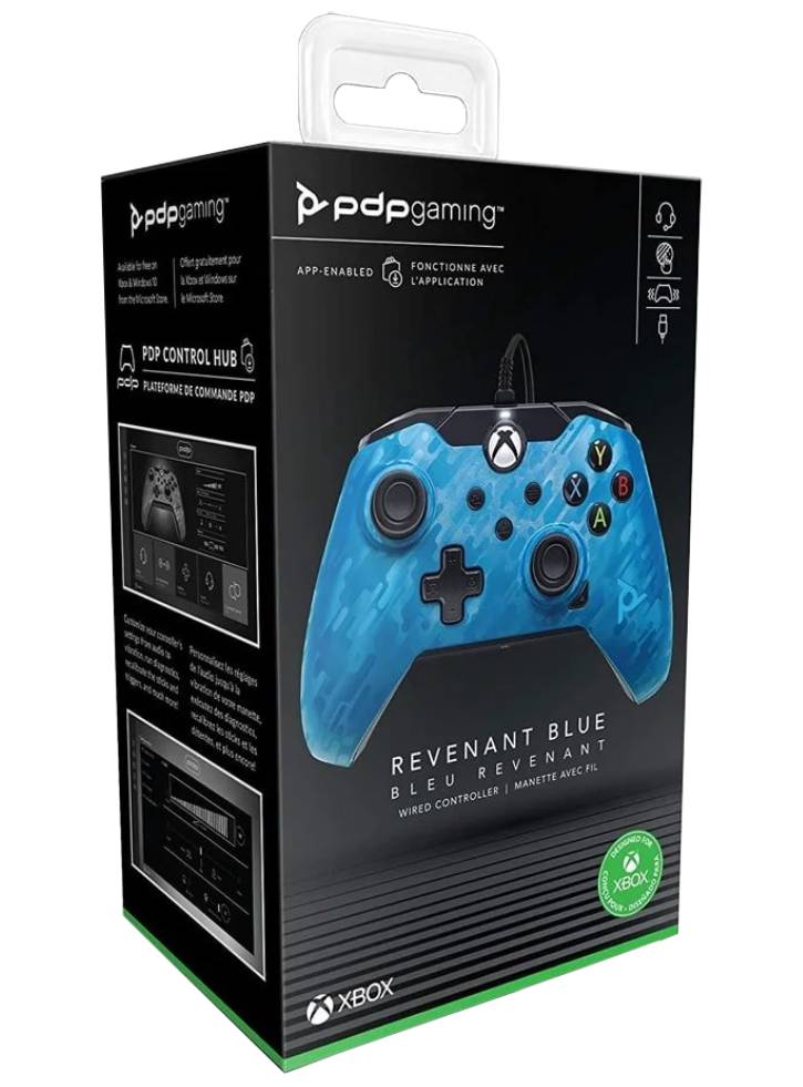 PDP Wired Controller Blue Camo - XBOX Serie X