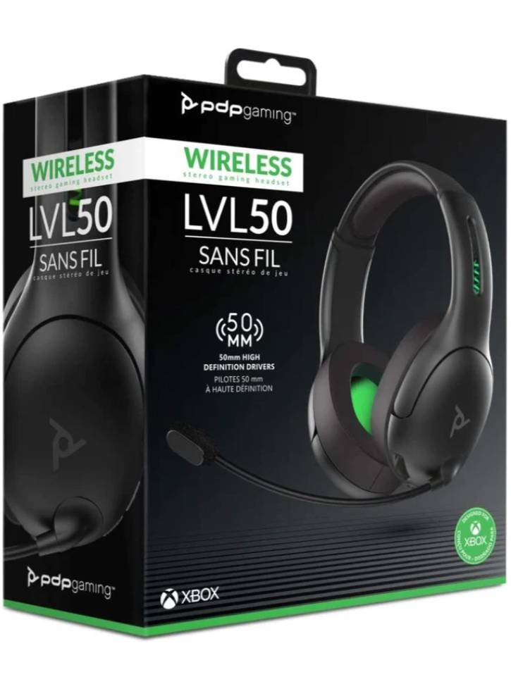 PDP LVL50 WirelessHeadset Black - XBOX ONE