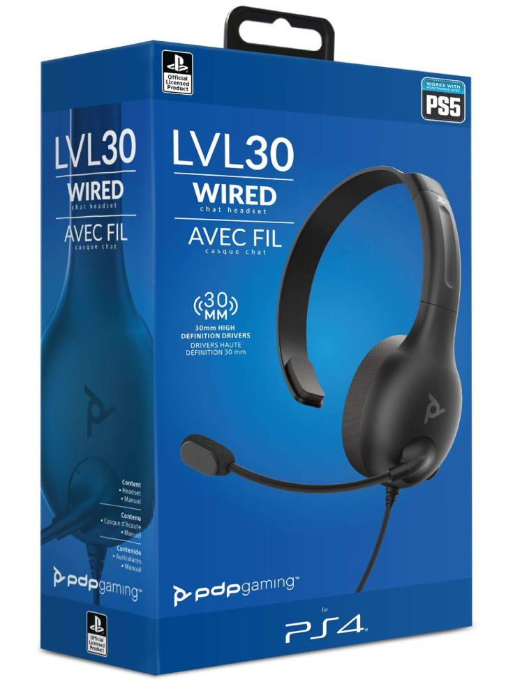 PDP LVL30 Chat Headset - PS4