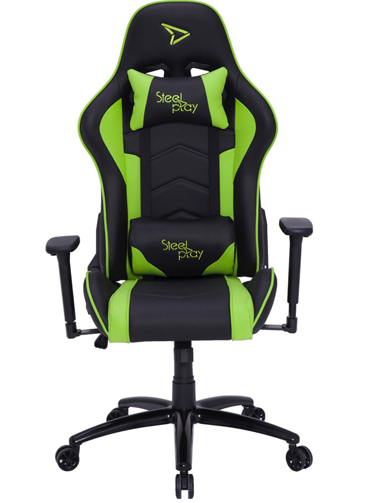 Scaun de Gaming SteelPlay: SGC01 Verde - PC