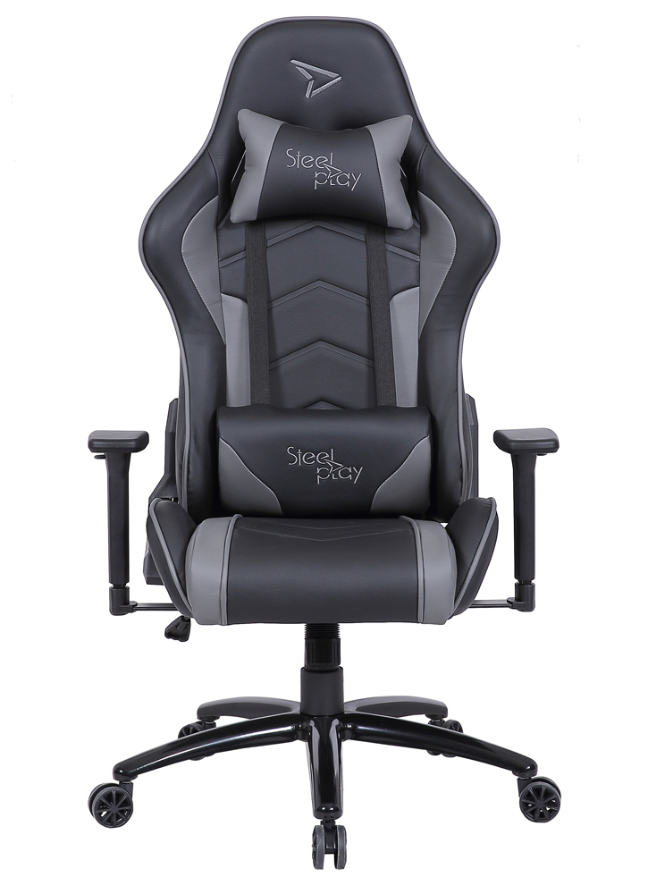 Scaun de Gaming SteelPlay: SGC01 Gri - PC