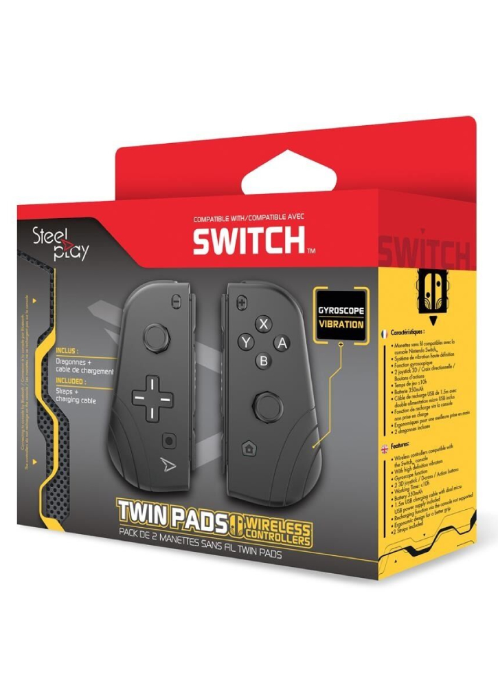 Controllere Wireless SteelPlay: Twin Pads - NSW