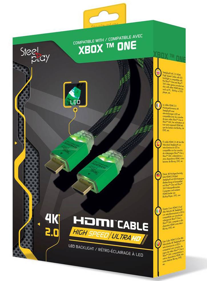 Cablu HD SteekPlay 4K 2.0 HDMI cu Led - XBox One