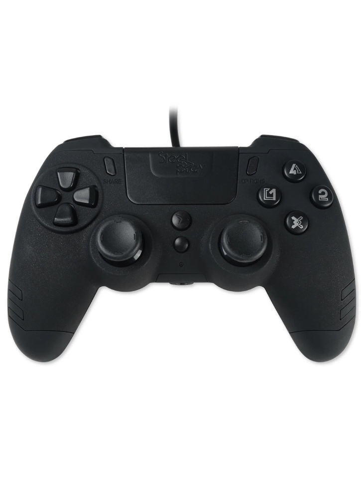 SP METALTECH WIRED CONTROLLER EBONY BLACK (SLIM) - PS4/PC