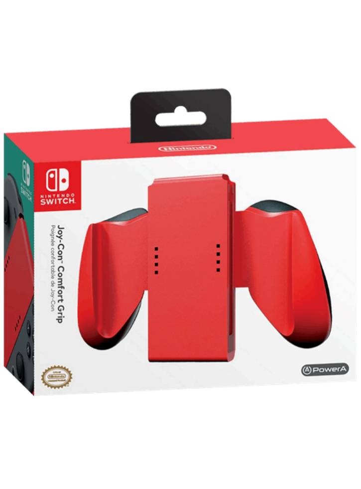 PowerA Joy-Con Comfort Grip (Red) - Nintendo Switch