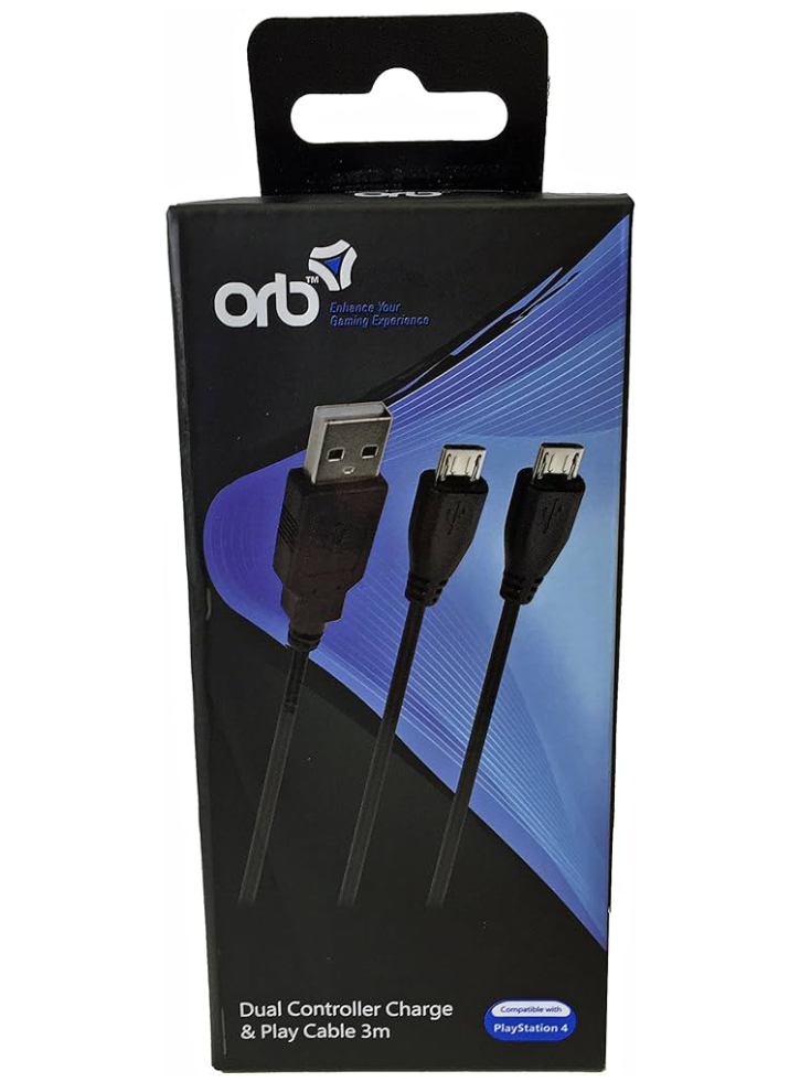 ORB Cablu De Incarcare Dublu Pentru Controller Playstation 4