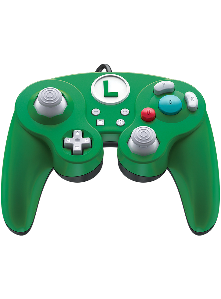 Smash Pad Pro Luigi wired Controller - NSW