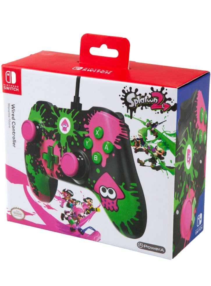 PowerA Wired Controller: Splatoon - NINTENDO SWITCH
