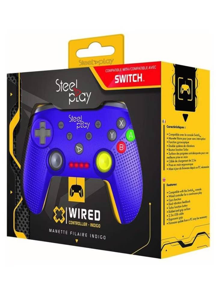 Steelplay Wired Controller: Purple GCUBE - NSW