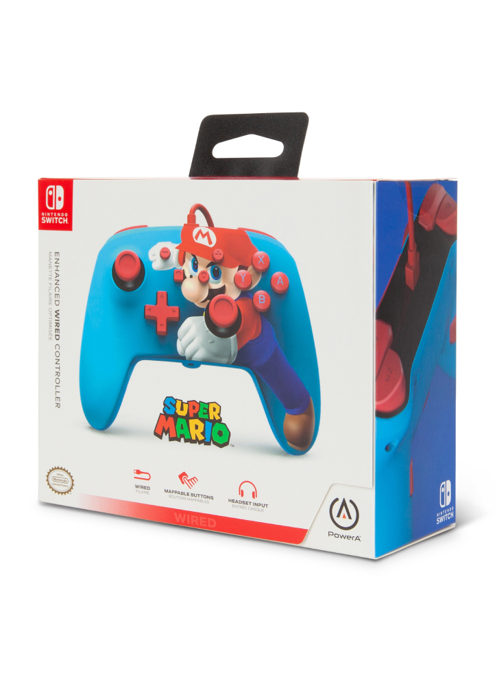 PowerA Enh Wired Controller: Mario Punch - NSW