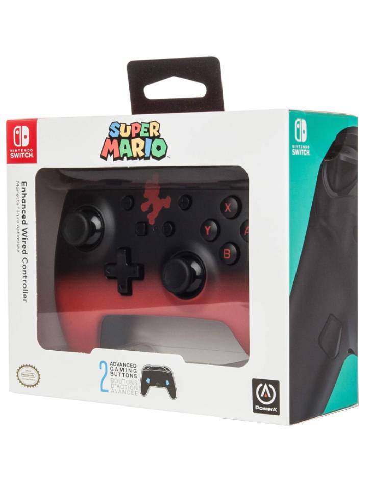 PowerA Enh Wired Controller: Mario Fade - NSW