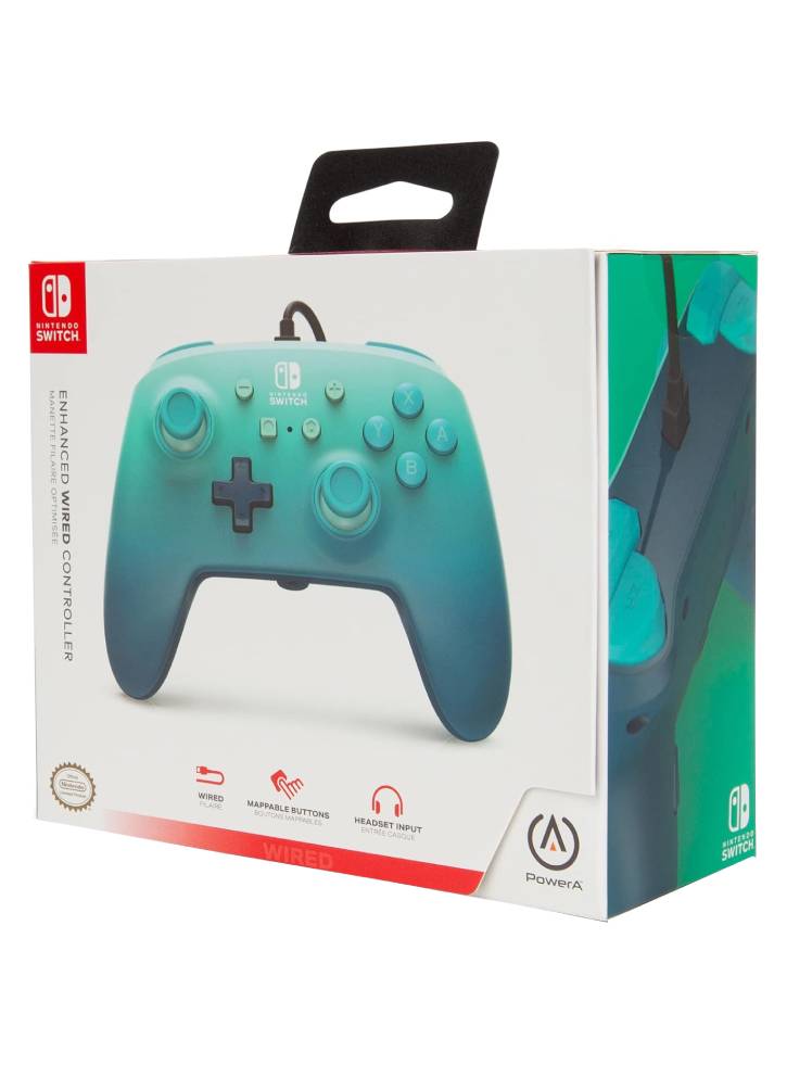 PowerA Enh Wired Controller: Aquatic Fantasy - NSW