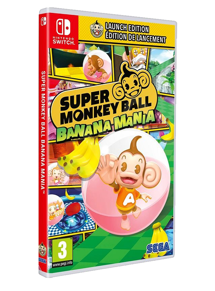 SUPER MONKEY BALL BANANA MANIA LAUNCH EDITION - NSW
