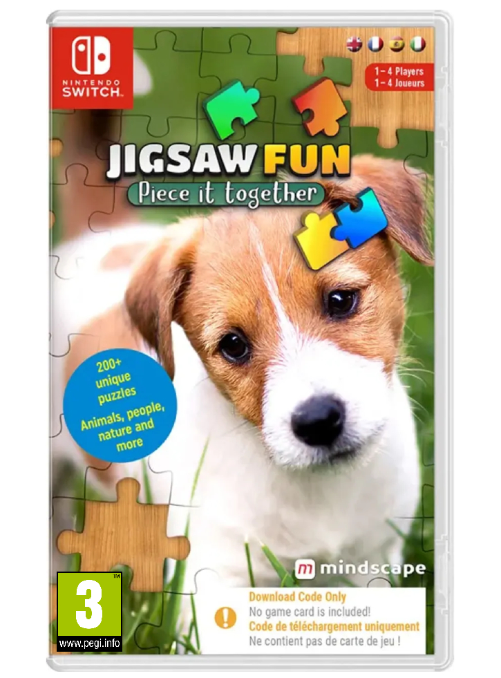 JIGSAW FUN: PIECE IT TOGETHER! (CODE IN A BOX) - Nintendo Switch