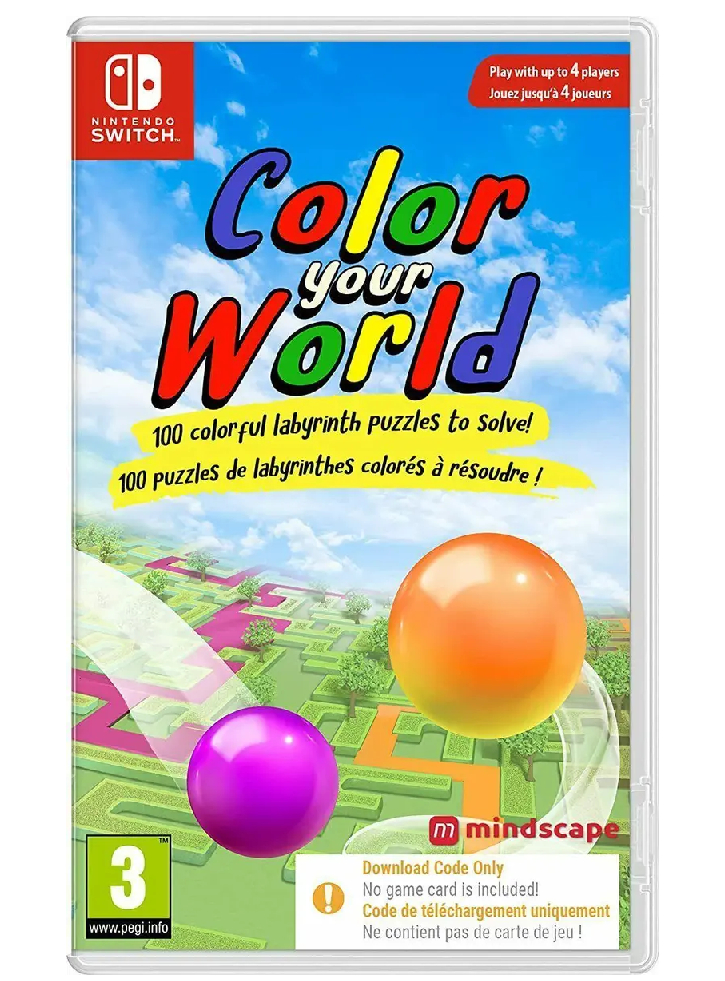 COLOR YOUR WORLD (CODE IN A BOX) - Nintendo Switch