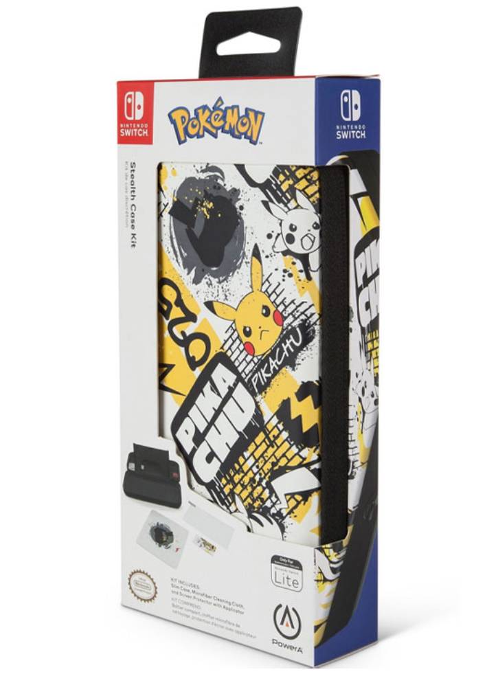 PowerA Lite Stealth Case Kit Pokemon Graffiti NSW