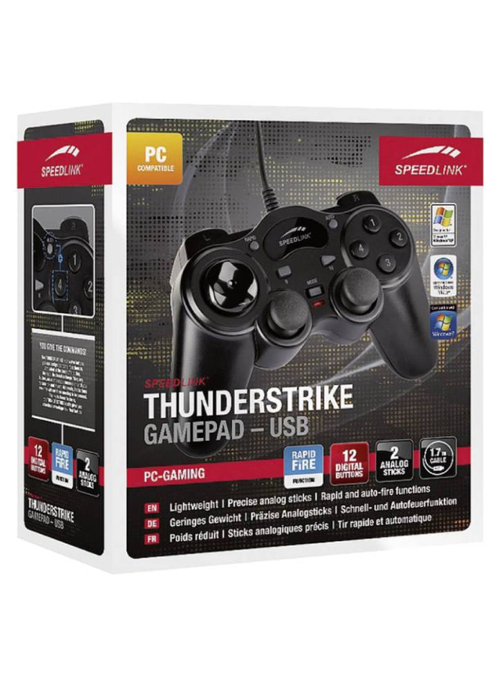 SPEEDLINK Gamepad cu fir THUNDERSTRIKE USB PC