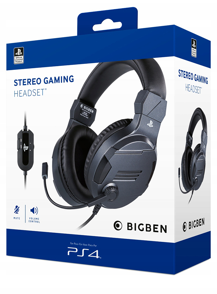 Casti Nacon Stereo Gaming Titanium – Playstation 4