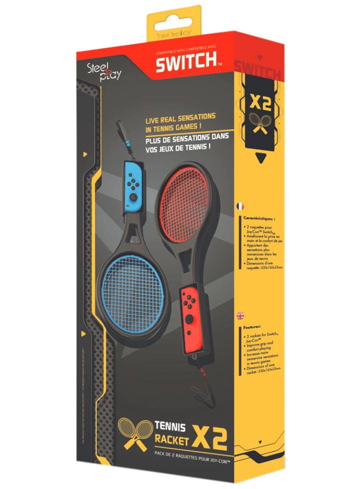 Steelplay Racheta de Tenis pentru Joy-Con x 2 NSW