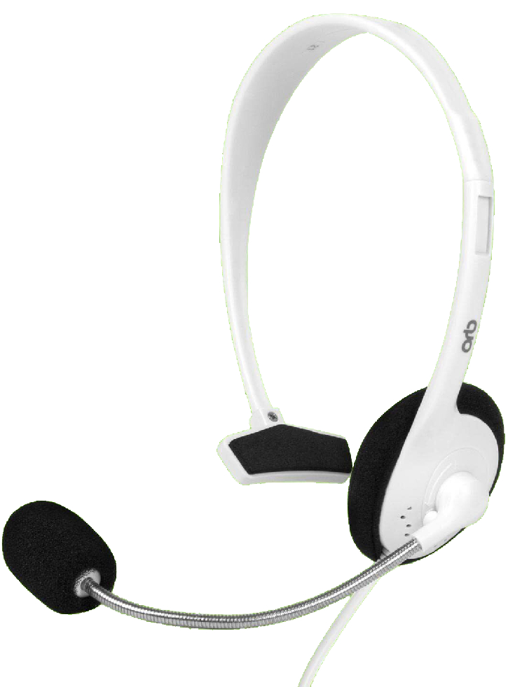 Casti Orb Wired Chat Headset White Xbox One