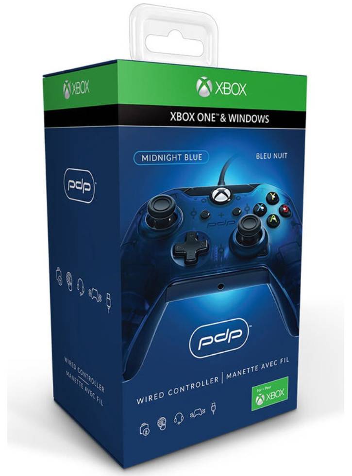 PDP Controller Wired Blue Xbox One