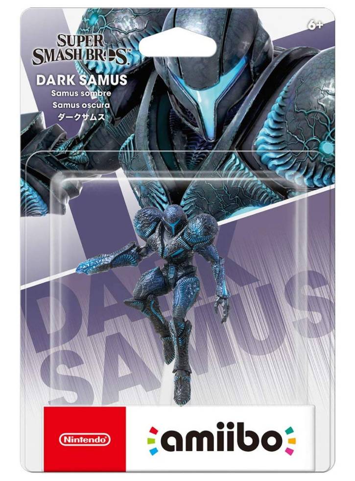 Figurina Amiibo Dark Samus Super Smash Bros. Collection