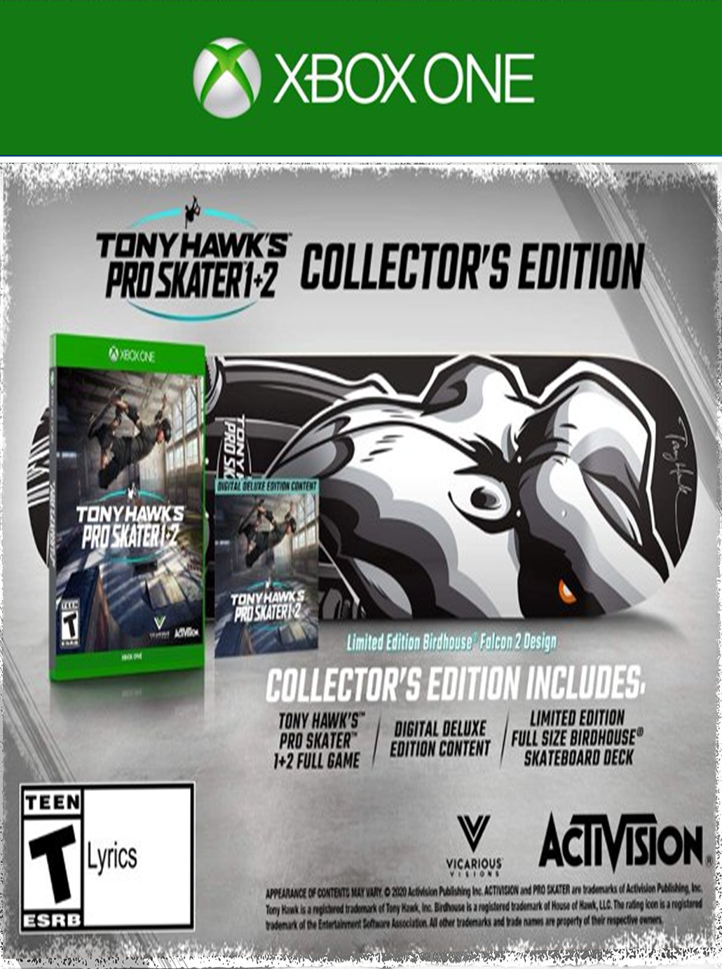 Tony Hawk's Pro Skater 1+2 (Collector's Edition) - Xbox One