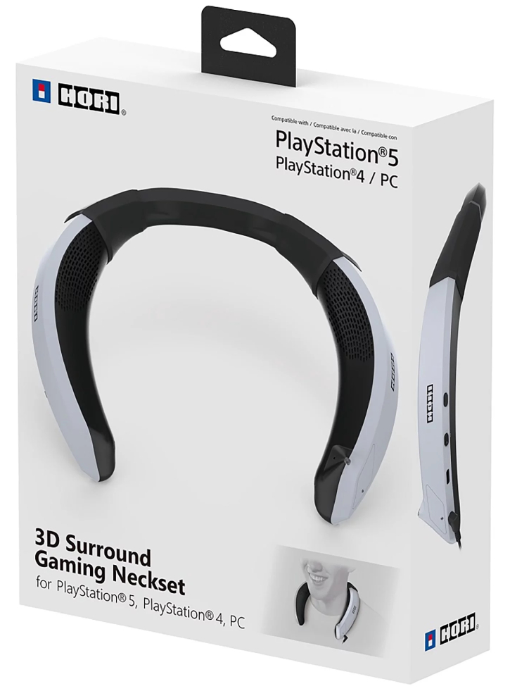 Hori Difuzor portabil 3D Surround Gaming Neckset Wearable Speaker PS5