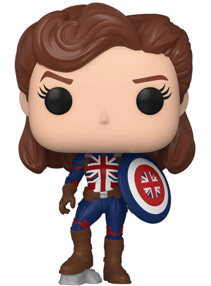 Figures Funko POP! Marvel What If...? - Captain Carter Bobble-Head Vinyl