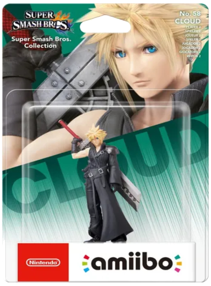 Figurina Figurina Amiibo Cloud Player 2 (Super Smash Bros)
