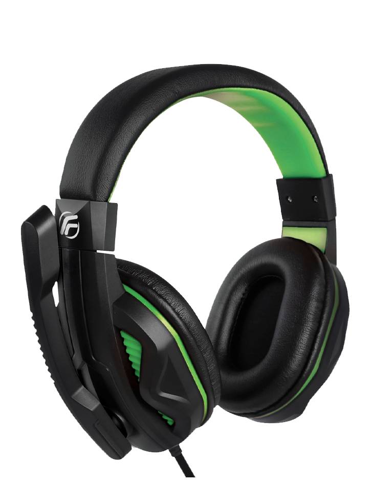 Casti cu microfon Fenner Cuffie Verde/Negru PC