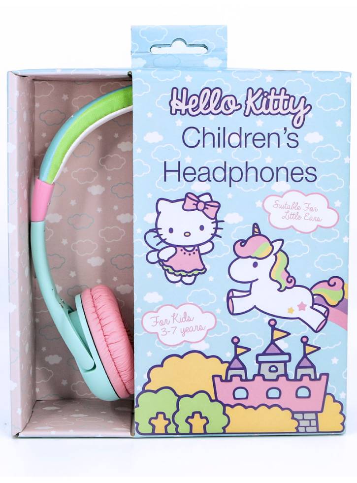 Casti OTL Hello Kitty Unicorn Roz/Albastru