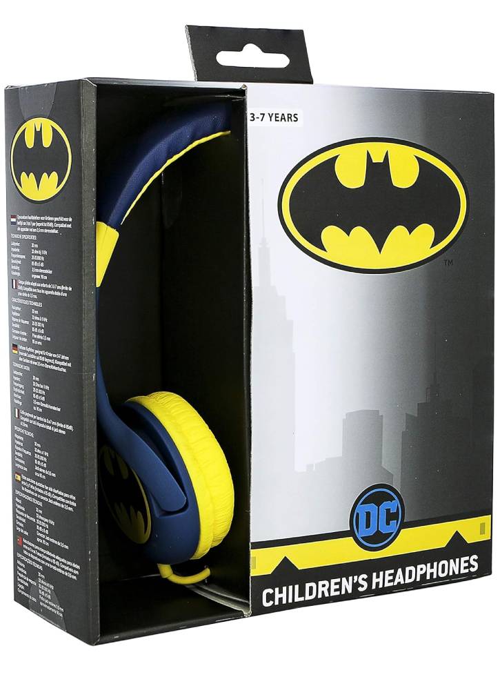 Casti OTL Batman Signal Albastru/Galben