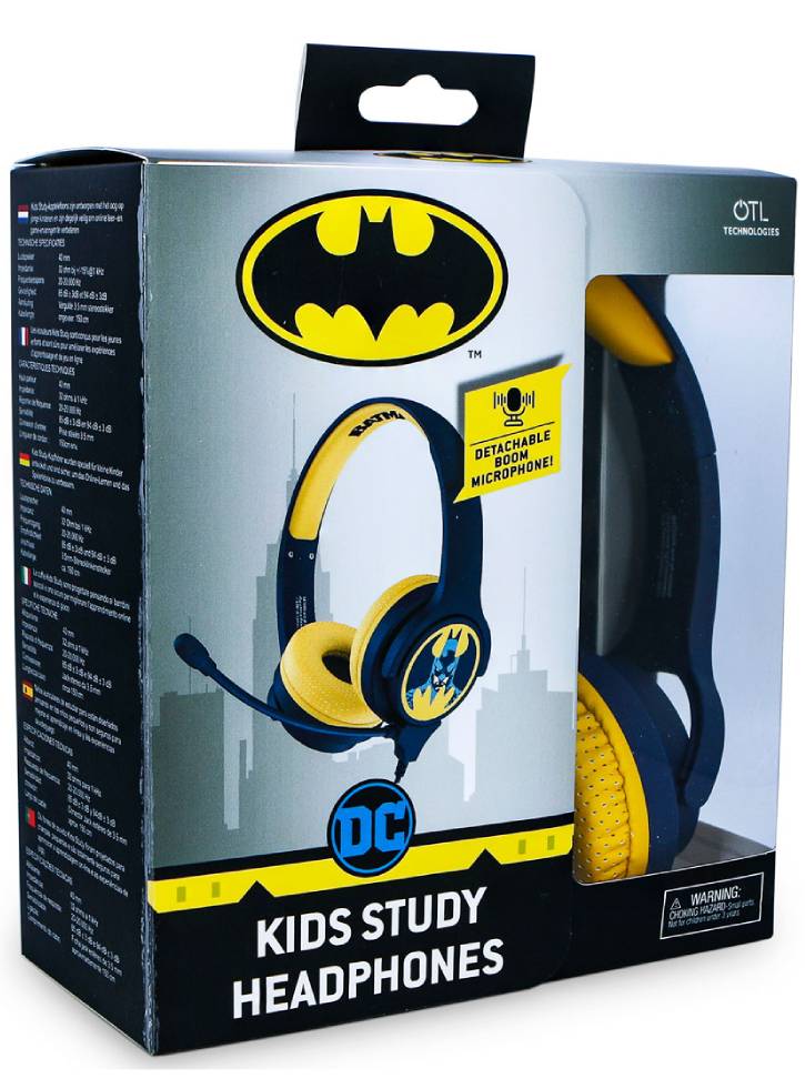 Casti cu microfon OTL Batman Interactive Boom Albastru/Galben