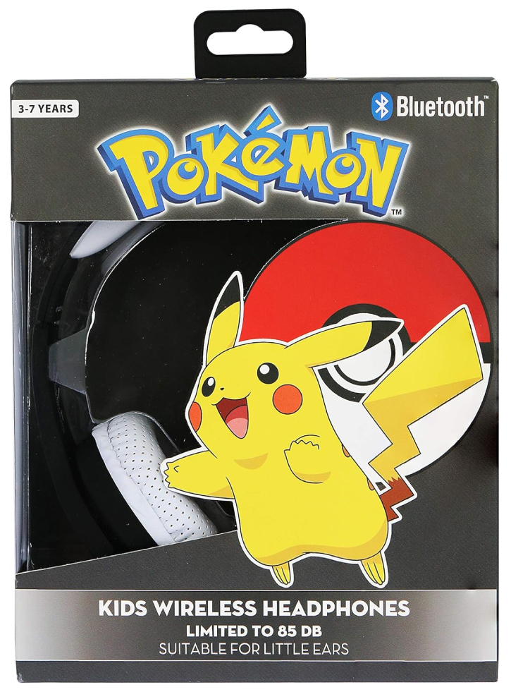 Casti OTL Pokemon Pokeball BT UNIOR Negru