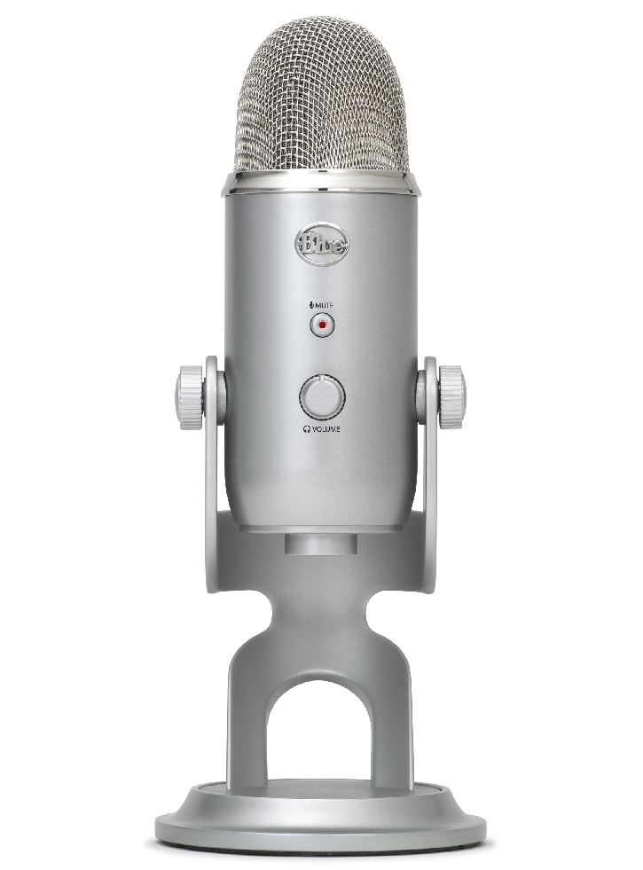 Blue Microfon Yeti Silver PC