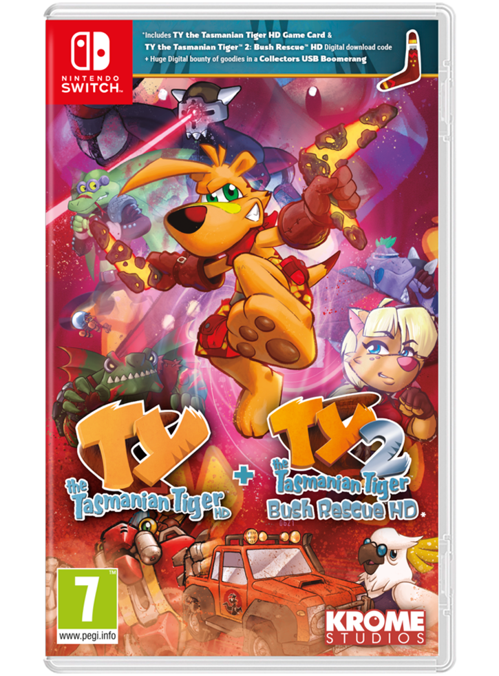 TY The Tasmania Tiger HD + TY The Tasmania Tiger HD 2: Bush Rescue HD Bundle - NSW