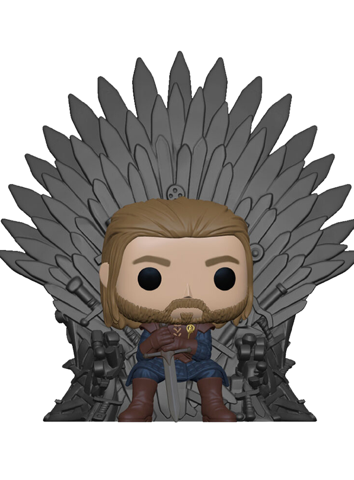 Figurina Funko Pop! Deluxe: Game of Thrones - Ned Stark on Throne