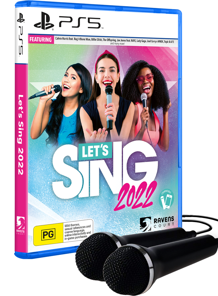 Let's Sing 2022 Double Mic Bundle - PS5